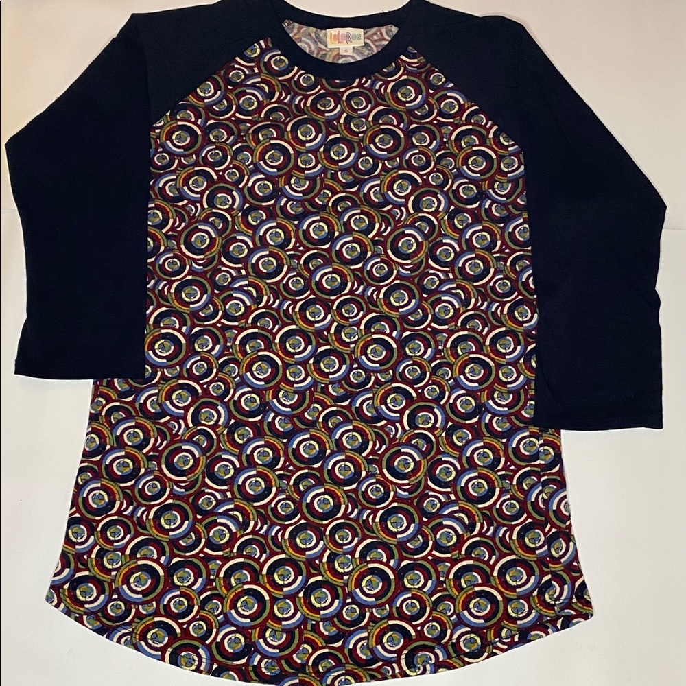 LulaRoe Randy Baseball T-shirt Size S